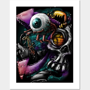 BMX Eyeball Posters and Art